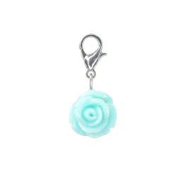 Mint rose dangle