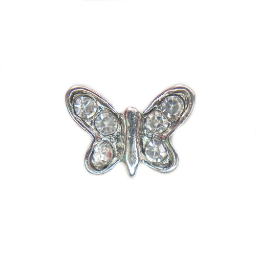 Clear Crystal Butterfly Charm Clear Crystal Butterfly Charm