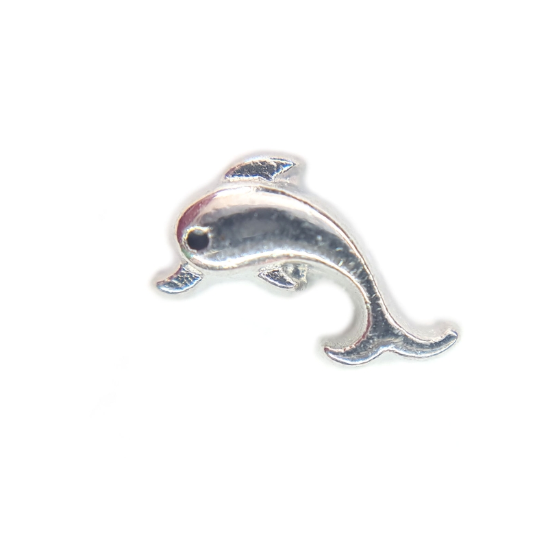 Silver Dolphin Charm