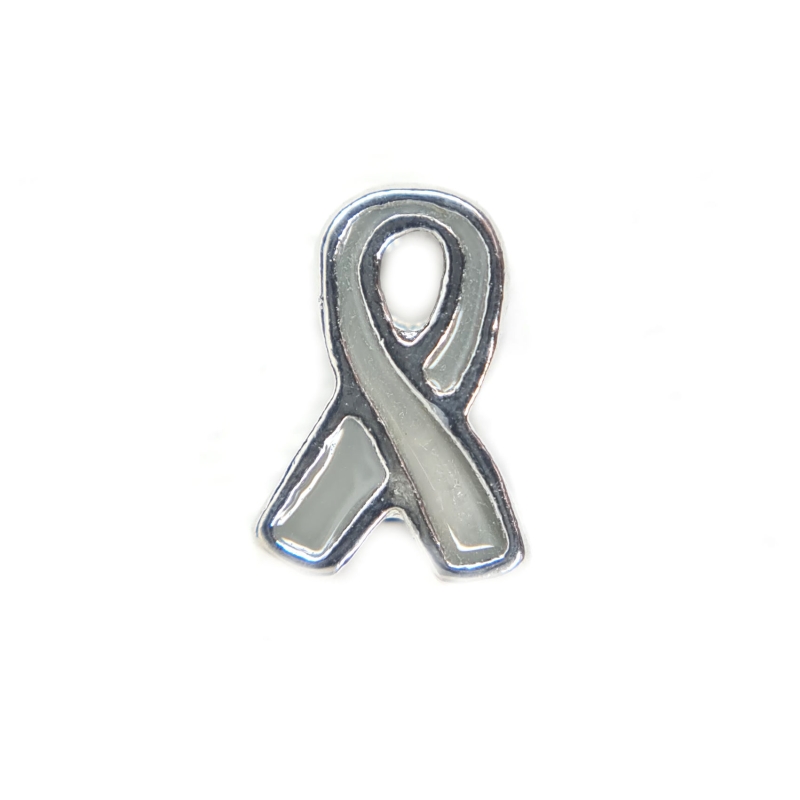 Grey Awareness Ribbon