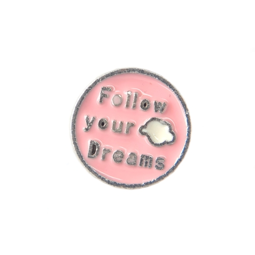 Pink Follow Your Dreams Charm Pink Follow Your Dreams Charm
