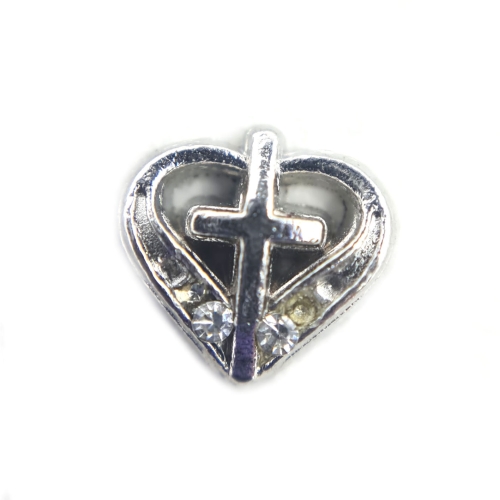 Cross In Heart Charm Cross In Heart Charm