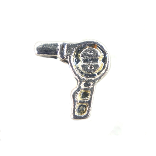 Silver Hairdryer Charm