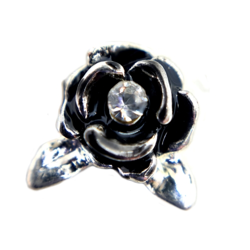 Black Rose Charm Black Rose Charm
