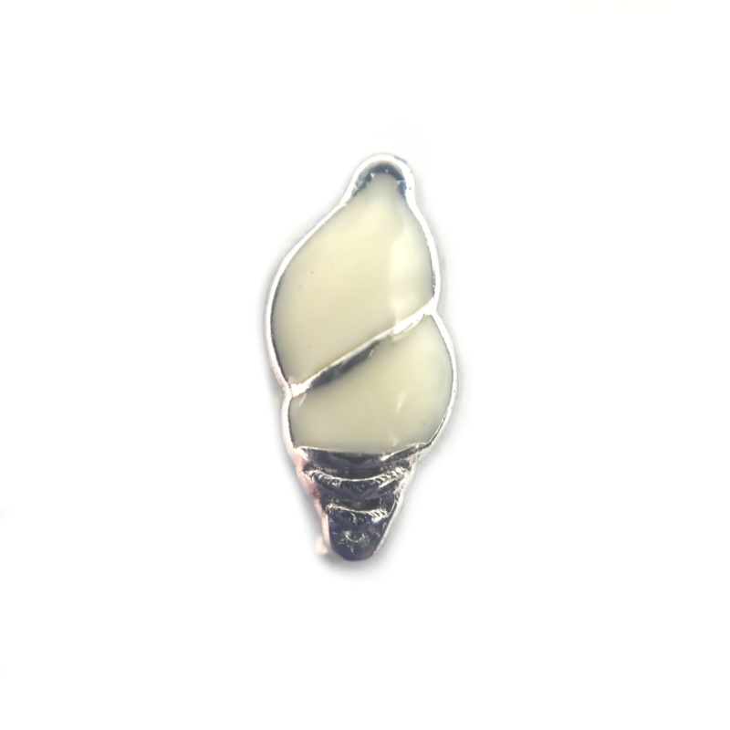 White shell charm White shell charm