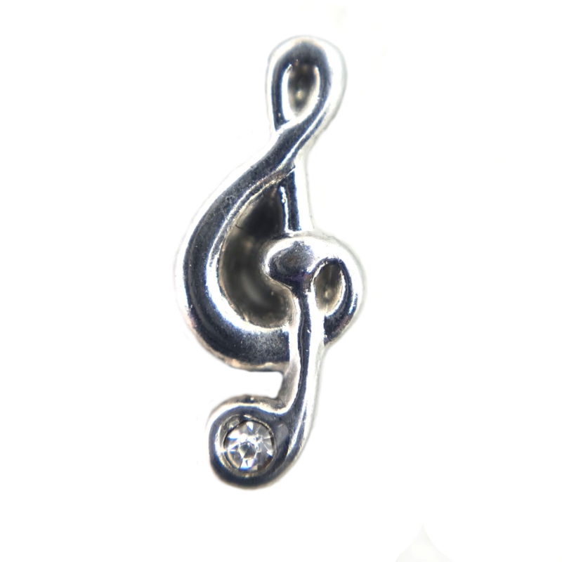 Silver Treble Clef Charm
