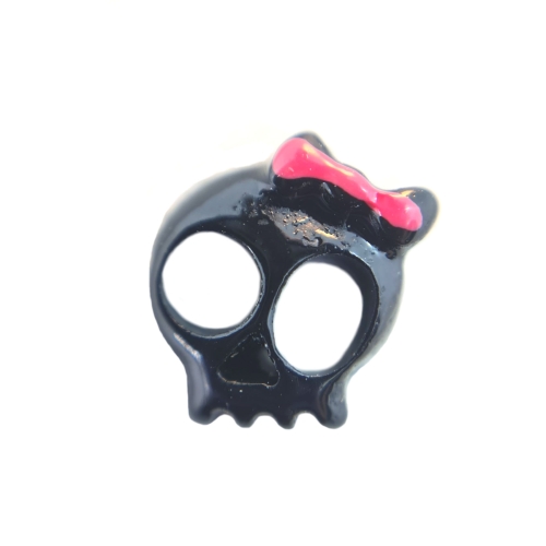 Black Skull Charm