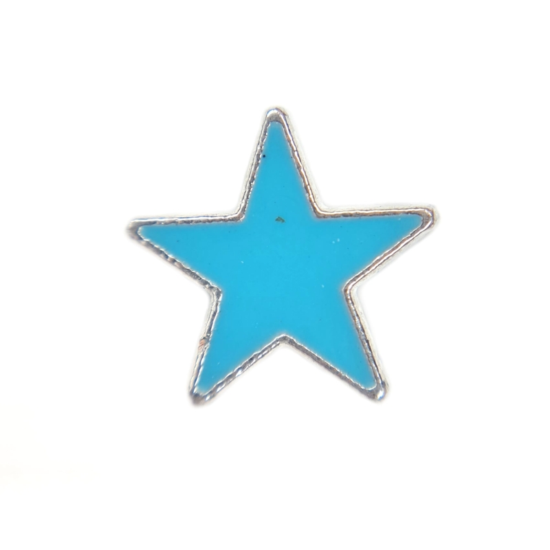 Blue Star Charm