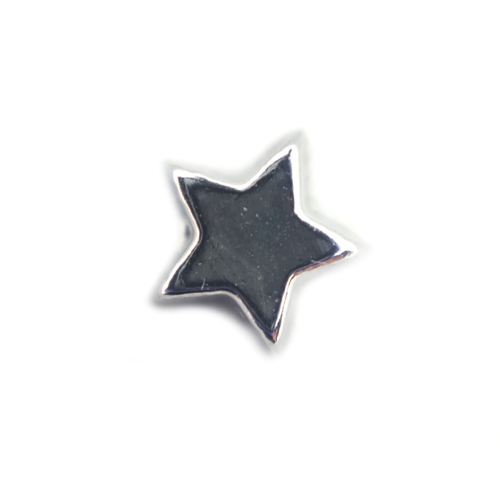 Solid Silver Star Charm Solid Silver Star Charm
