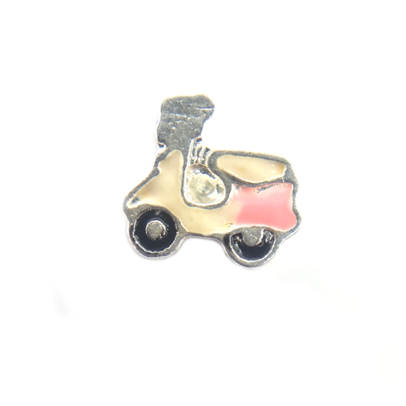 Pink Moped Charm