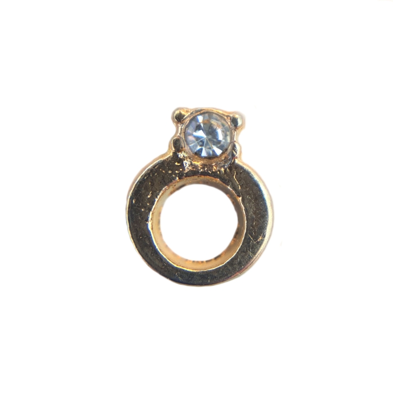 Golden Ring Charm