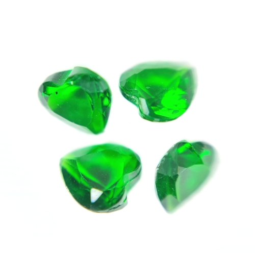 Dark Green Heart Gems