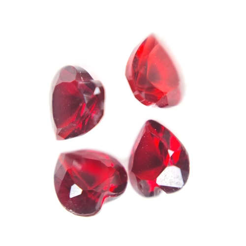 Dark Red Heart Gems