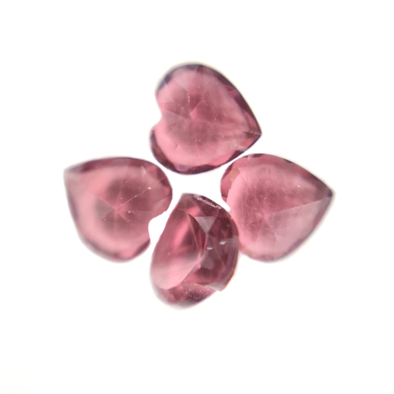 Dusky Pink Heart Gems