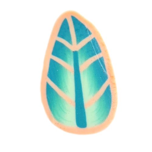 Orange And Green Polymer Leaf